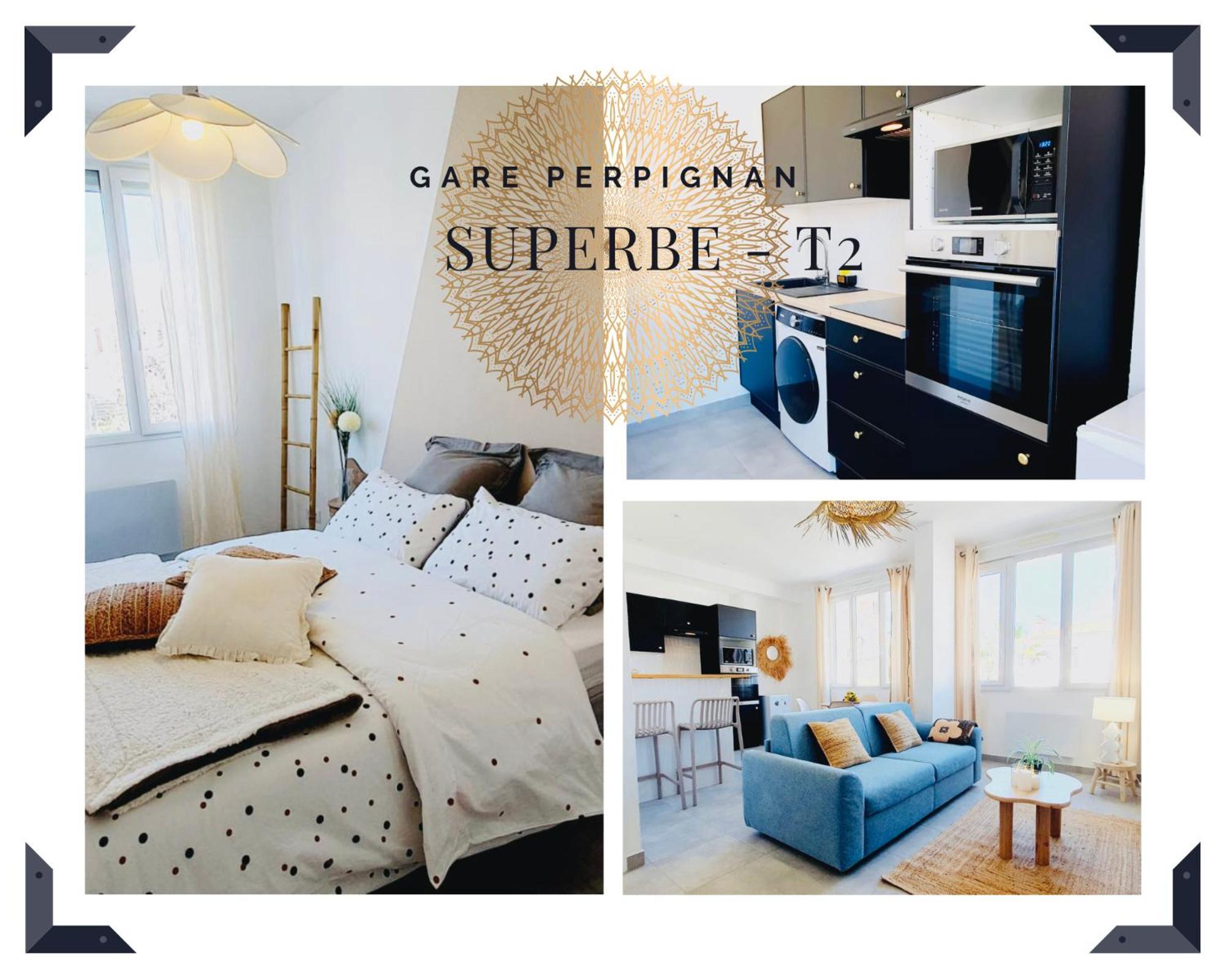 Superbe T2 - Proche Gare Apartment แปร์ปินญอง ภายนอก รูปภาพ